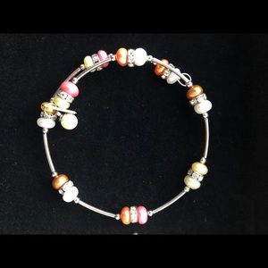 Vantel pearl wrap bracelet